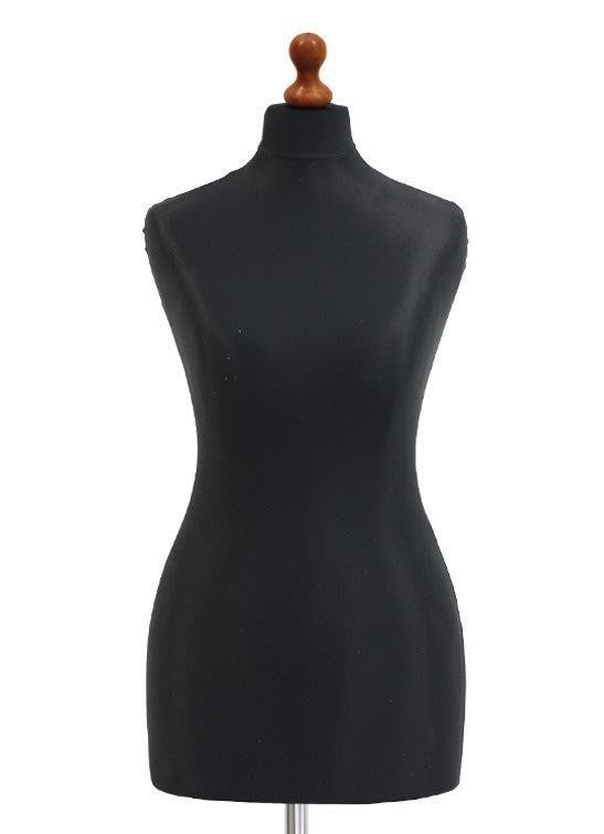 A Female Tailor's Dummy Torso Size S3 12/14 Black