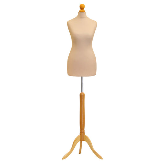 A Female Tailor's Dummy Size S3 12/14 Cream