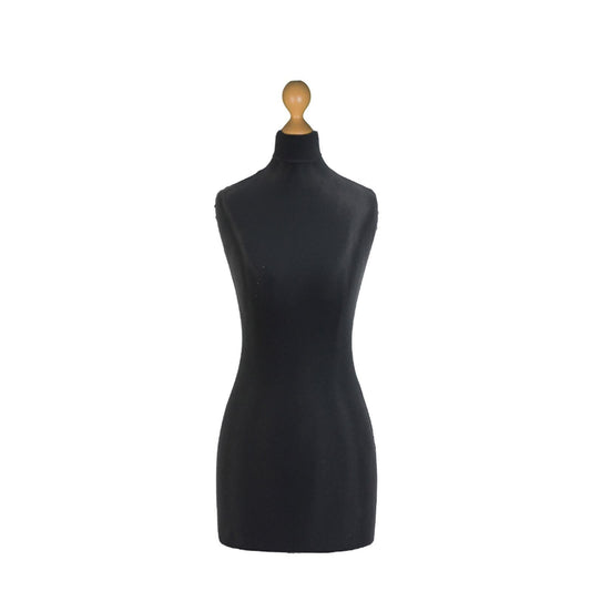 A Female Tailor's Dummy Torso Size S3 12/14 Black