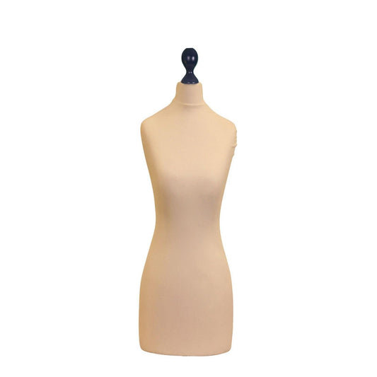 A Female Tailor's Dummy Torso Size S3 12/14 Cream