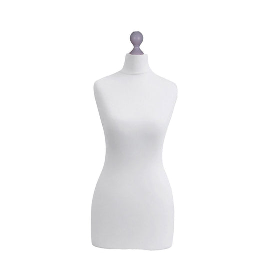 A Female Tailor's Dummy Torso Size S3 12/14 White